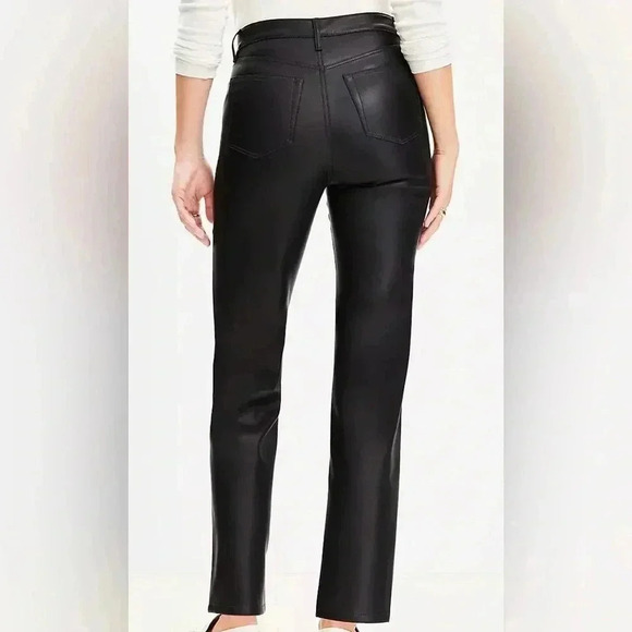 Loft Vegan Leather Pants - Picture 3 of 13